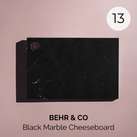 Pick #13 : The Behr & Co Black Marble Cheeseboard