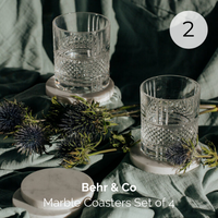 Pick #2 : The Behr & Co Marble Coaster Set of Four