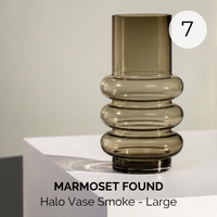 Pick #7 : The Marmoset Found Halo Vase Size Large in Smoke